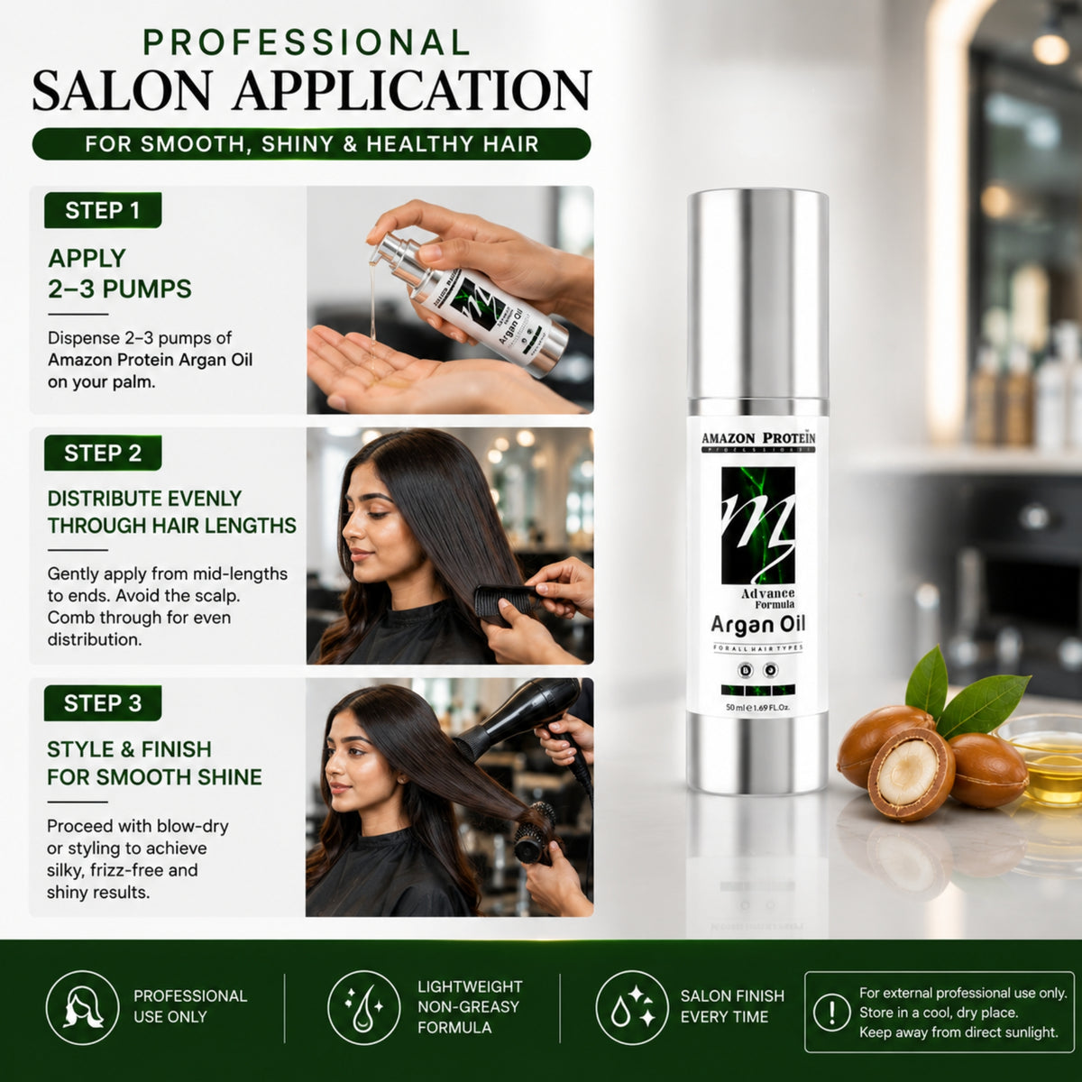 Modish7 Advanced Argan Oil, product angle 1