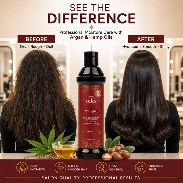 MKS Eco Hydrate Daily Conditioner Original Scent 10 fl oz / 296 ml | eco hydrate conditioner argan oil hair conditioner hemp | UNDER 1999 |