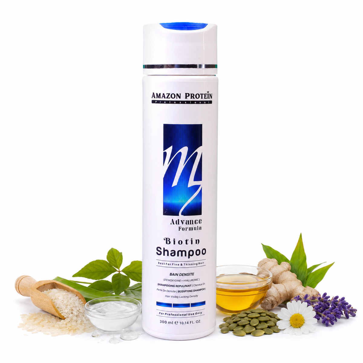Biotin Shampoo Sulphate Free 300ml | Professional Hair Treatment | Strengthens Hair & Reduces Hair Fall | For Men & Women, All Hair Types
