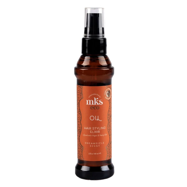 Earthly Body MKS Eco Oil Hair Styling Elixir Dreamsicle Scent 2 fl oz / 60 ml