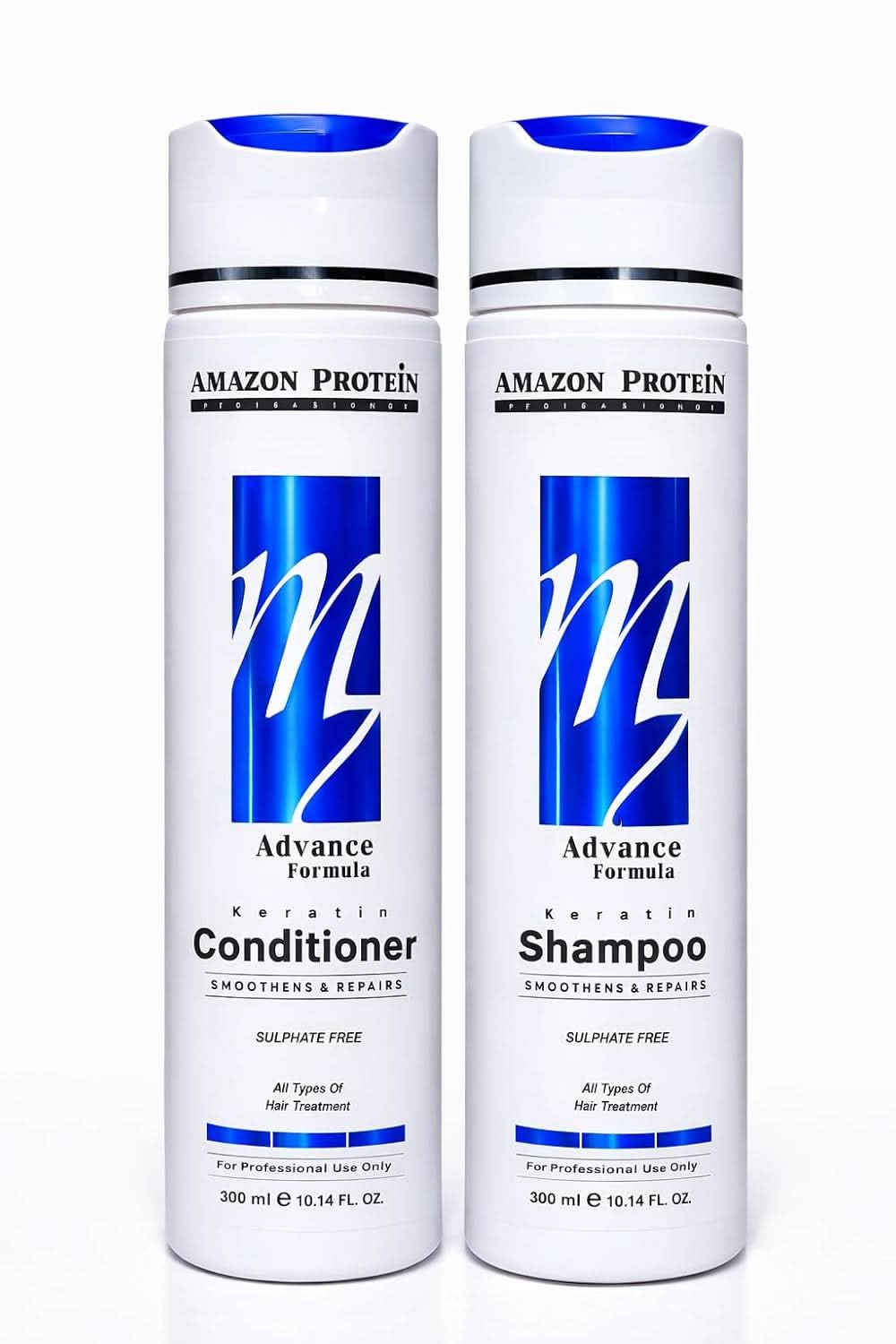 Amazon Protein Advanced Formula Keratin Shampoo & Conditioner Combo Smoothing,Professional Hair Treatment, For Stronger Hair | Controls Hair Fall |For Men & Women