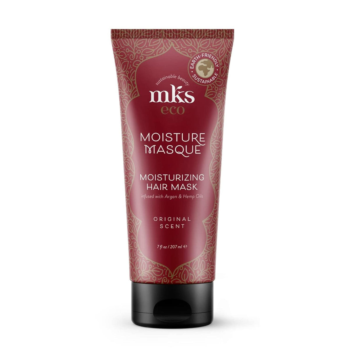 Earthly Body MKS Eco Moisture Masque 7 fl oz / 207 ml | Deep Moisturizing Hair Mask | Dry & Frizzy Hair Treatment | Nourishing Hair Repair | Original Scent