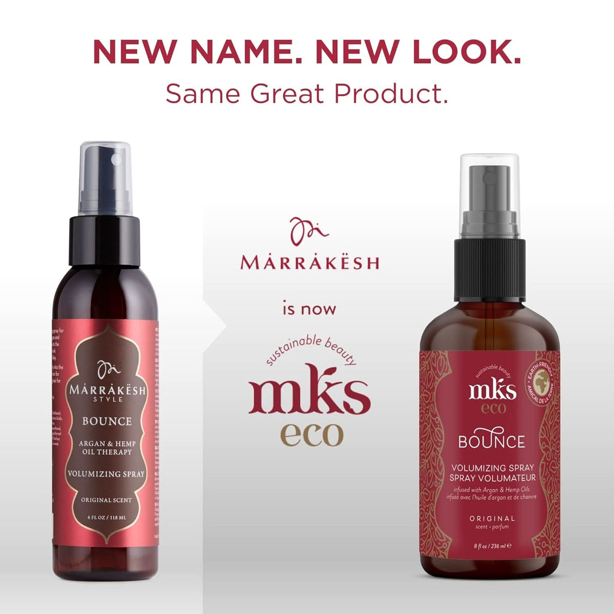 MKS eco Bounce Volumizing Spray 236ml, product angle 4