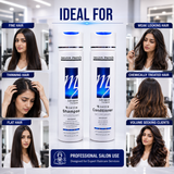 Amazon Protein Biotin Shampoo & Conditioner Combo 300ml | Professional Hair Care with Biotin | Smooth, Strong & Healthy Looking Hair | For Men & Women