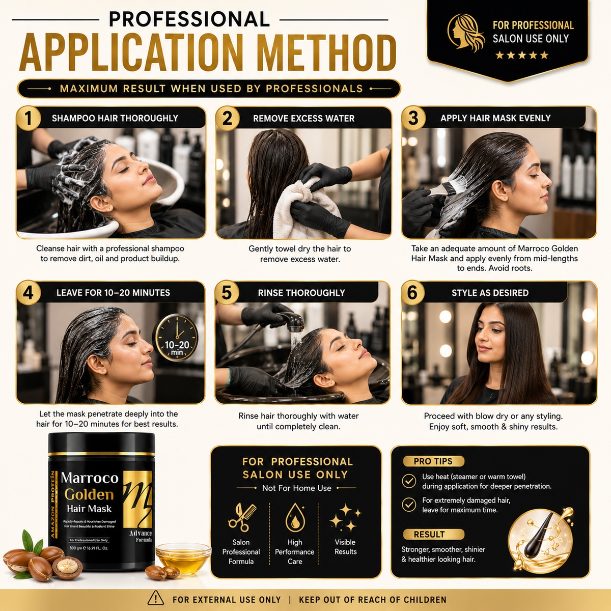 Modish7 Moroccan Argan Oil Hair Mask, product angle 2