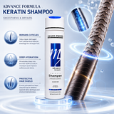 Amazon Protein Advanced Keratin Shampoo 300ml | Professional Hair Care Formula | Smooth, Strong & Manageable Hair | For All Hair Types