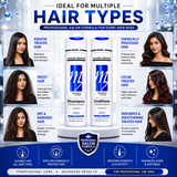 Amazon Protein Advanced Formula Keratin Shampoo & Conditioner Combo Smoothing,Professional Hair Treatment, For Stronger Hair | Controls Hair Fall |For Men & Women