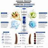 Amazon Protein Advanced Keratin Shampoo 300ml | Professional Hair Care Formula | Smooth, Strong & Manageable Hair | For All Hair Types