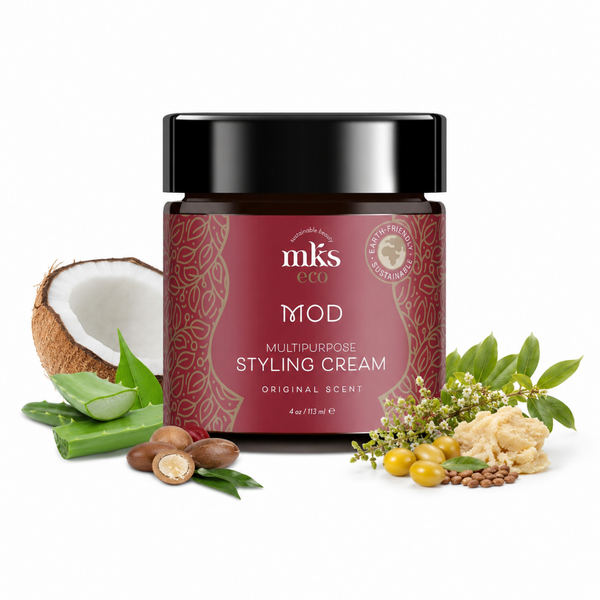 MKS Eco Mod Multipurpose Styling Cream 113ml – Lightweight, Flexible Hold Hair Cream for All Hair Types – Tames Frizz, Adds Texture & Definition