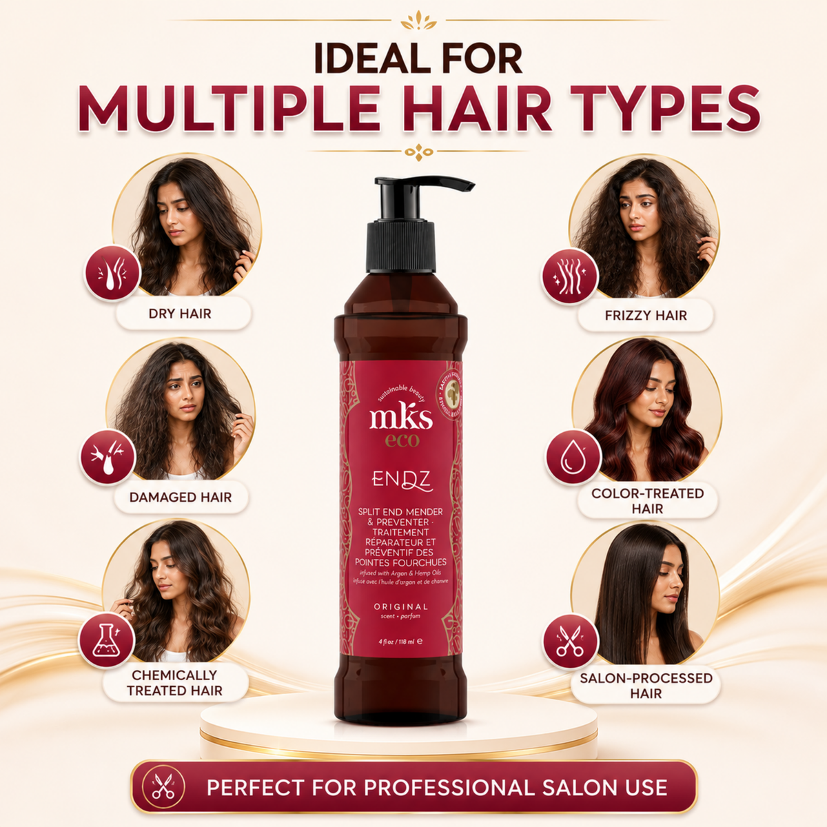 MKS eco Endz Split End Mender & Preventer, how to use instructions