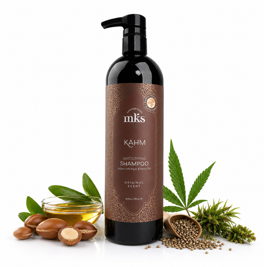 MKS eco Kahm Smoothing Shampoo Professional Size 739ml, front view