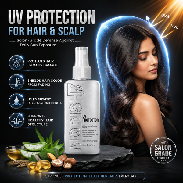 UV Protector Hair Spray 120ml | UV Protection for Hair & Scalp | Reduces Sun Damage, Dryness & Frizz | Lightweight, Non-Sticky Formula | For Strong, Radiant Hair