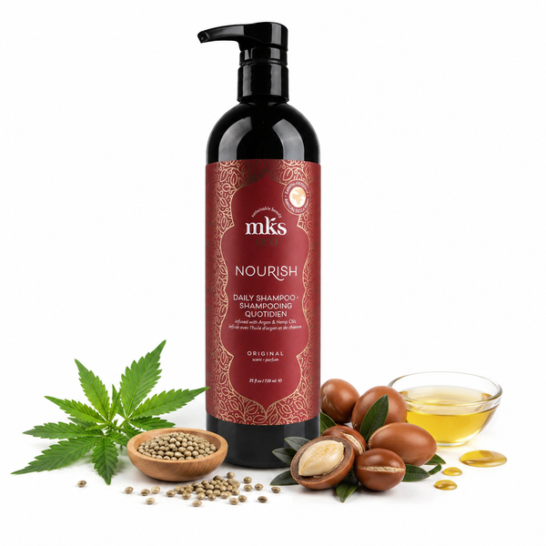 Earthly Body MKS Eco Nourish Daily Shampoo Original Scent 25 fl oz / 739 ml (Professional Size) | shampoo for women conditioner for women hair moisturizer dry hair treatment dry and frizzy hair |
