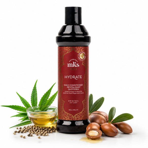 MKS Eco Hydrate Daily Conditioner Original Scent 10 fl oz / 296 ml | eco hydrate conditioner argan oil hair conditioner hemp | UNDER 1999 |