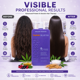 Amazon Protein Tanino Bluetox Hair Smoothing Lotion 1000ml | Tannin Technology Formula with Keratin & Proteins | Frizz Control, Shine & Strength | Professional Hair Repair Treatment | For All Hair Types