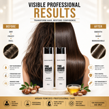 Amazon Protein Pure Argan Oil Shampoo & Conditioner Combo (300ml Each) | Sulphate Free Advanced Repair Formula | Deep Nourishing, Frizz Control & Hair Strengthening | Suitable for All Hair Types | Salon & Professional Use