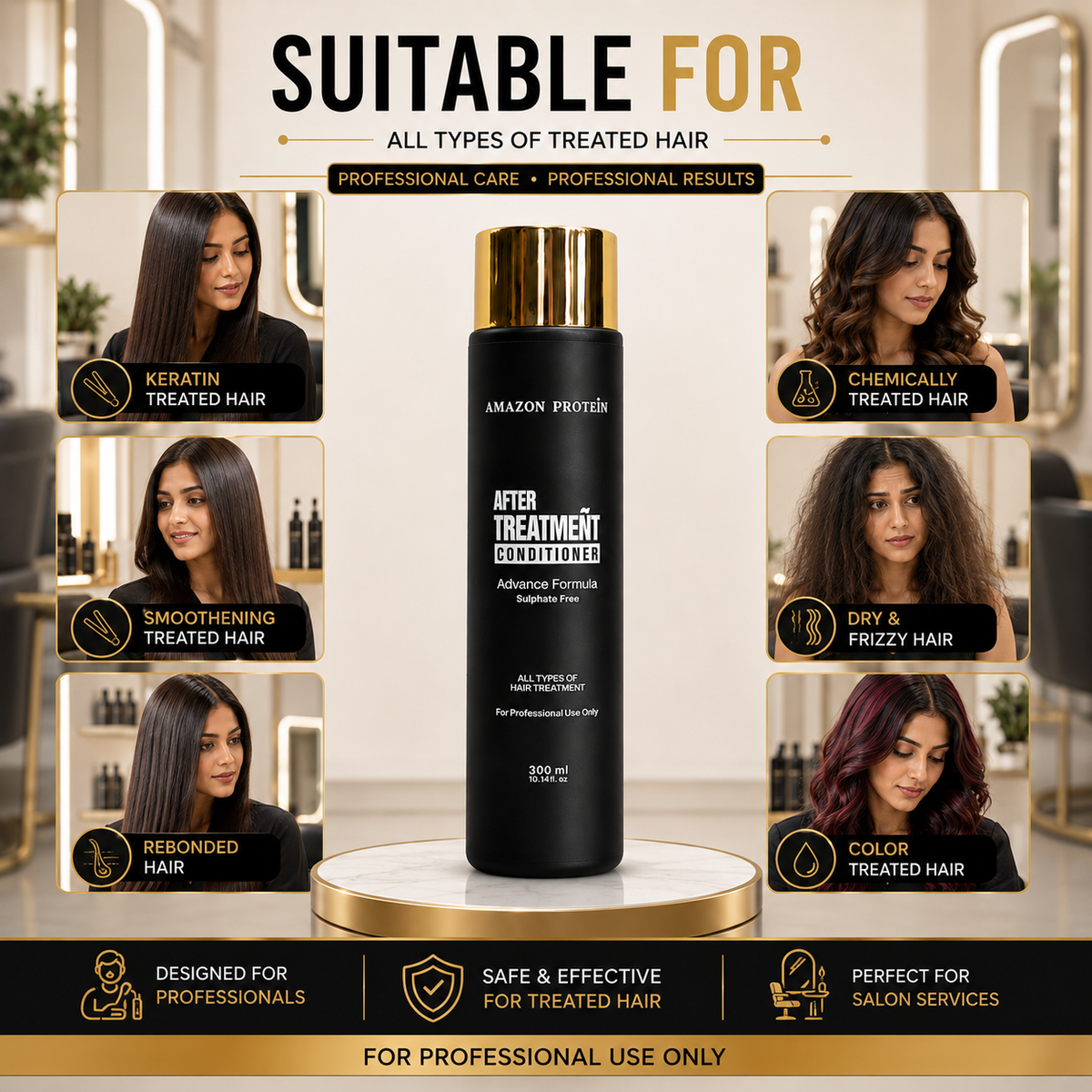 Modish7 After Treatment Conditioner, sulphate-free advanced repair formula
