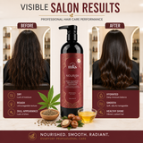 Earthly Body MKS Eco Nourish Daily Shampoo Original Scent 25 fl oz / 739 ml (Professional Size) | shampoo for women conditioner for women hair moisturizer dry hair treatment dry and frizzy hair |