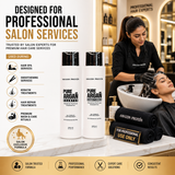 Amazon Protein Pure Argan Oil Shampoo & Conditioner Combo (300ml Each) | Sulphate Free Advanced Repair Formula | Deep Nourishing, Frizz Control & Hair Strengthening | Suitable for All Hair Types | Salon & Professional Use