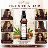 MKS eco Oil Light - Hair Styling Elixir - Moroccan Argan Oil, Hemp Seed Oil - Ideal for Fine Hair - Moisturize, Nourish Hair & Control Frizz - Vegan & Cruelty Free (2 fl oz 60 ml)