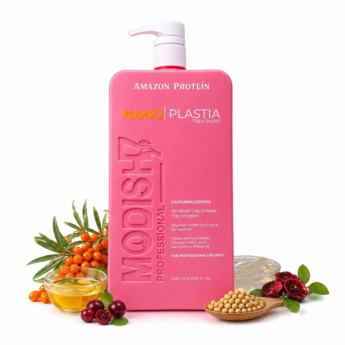 Amazon Protein Nanoplastia – Advanced Hair Restoration Treatment for All Hair Types 1000ml | Protein Hair Therapy | Frizz-Free Smoothing & Deep Repair