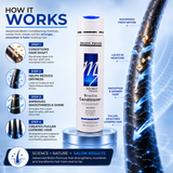 Amazon Protein Biotin Conditioner for Fine & Thinning Hair, Strengthening & Volumizing Formula, Professional Salon Care, Nourishing Conditioner for Weak, Fragile Hair, 300ml / 10.14 Fl Oz