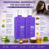 Amazon Protein Hard Water Shampoo & Conditioner Combo 350ml Each | Removes Hard Water Buildup | Hydrating & Repairing Care for Dry, Damaged Hair | Unisex, All Hair Types