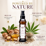 MKS eco Oil Light - Hair Styling Elixir - Moroccan Argan Oil, Hemp Seed Oil - Ideal for Fine Hair - Moisturize, Nourish Hair & Control Frizz - Vegan & Cruelty Free (2 fl oz 60 ml)