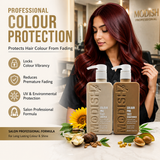 Modish7 Colour Protect Shampoo & Conditioner Combo, before and after color protection