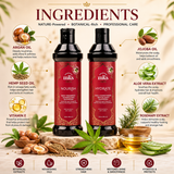 MKS eco Nourish Shampoo & Hydrate Conditioner Combo, Original Scent (10 fl oz / 296 ml Each) | Moroccan Argan Oil & Hemp Seed Oil | Vegan, Cruelty-Free Hair Care