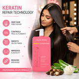 Amazon Protein Keratin Conditioner, Professional Sulphate Free Hair Treatment, 33.81 fl oz, Pink 1000 ml, For Professional Use