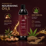 Earthly Body MKS Eco Nourish Daily Shampoo 10 fl oz / 296 ml | Sulphate Free Moroccan Nourishing Cleanser | Vegetable Keratin & Protein | Original Scent