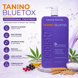 Amazon Protein Tanino Bluetox Hair Smoothing Lotion 1000ml | Tannin Technology Formula with Keratin & Proteins | Frizz Control, Shine & Strength | Professional Hair Repair Treatment | For All Hair Types