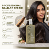Repair Shampoo with Keratin Protein, Argan Oil & Coconut Oil | Deep Damage Repair, Smooth & Frizz Control Shampoo for Dry, Damaged Hair | Gentle Daily Use | 350 ml