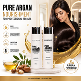 Amazon Protein Pure Argan Oil Shampoo & Conditioner Combo (300ml Each) | Sulphate Free Advanced Repair Formula | Deep Nourishing, Frizz Control & Hair Strengthening | Suitable for All Hair Types | Salon & Professional Use