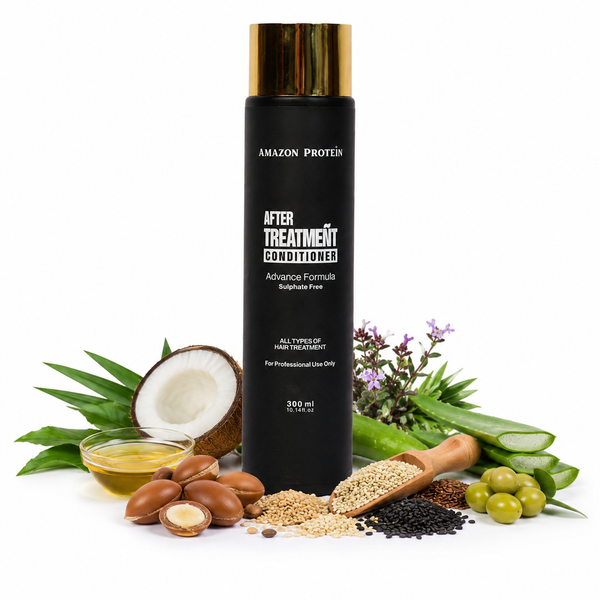 Amazon Protein After Treatment Conditioner, Sulphate Free Advanced Repair Formula, Deep Nourishing & Damage Repair Hair Conditioner for Dry, Frizzy & Chemically Treated Hair, Professional Care for All Hair Types, 300ml