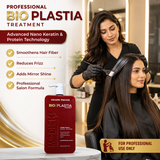 Amazon Protein Bio Plastia Treatment, 1000 ml Professional Hair Care, 33.8 Fl Oz, Nano-Keratin and Argan Oil Formula