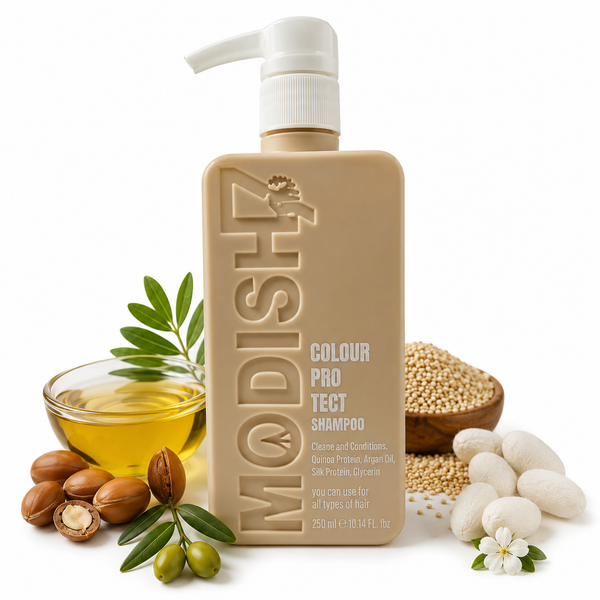 Colour Protect Shampoo 350ml | With Quinoa Protein, Argan Oil, Silk Protein & Glycerin | Sulfate-Free Shampoo for Colored Hair | Smooth, Hydrated & Long-Lasting Color Protection