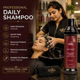 Earthly Body MKS Eco Nourish Daily Shampoo 10 fl oz / 296 ml | Sulphate Free Moroccan Nourishing Cleanser | Vegetable Keratin & Protein | Original Scent
