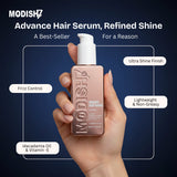 Advance Hair Serum with Macadamia Oil & Vitamin E, Ultra Shine Anti-Frizz Formula, Smooth & Silky Finish for Dry, Damaged & Frizzy Hair, Lightweight Professional Hair Care, 100ml