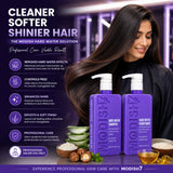 Amazon Protein Hard Water Shampoo & Conditioner Combo 350ml Each | Removes Hard Water Buildup | Hydrating & Repairing Care for Dry, Damaged Hair | Unisex, All Hair Types
