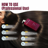 Amazon Protein Bio Plastia Treatment, 1000 ml Professional Hair Care, 33.8 Fl Oz, Nano-Keratin and Argan Oil Formula