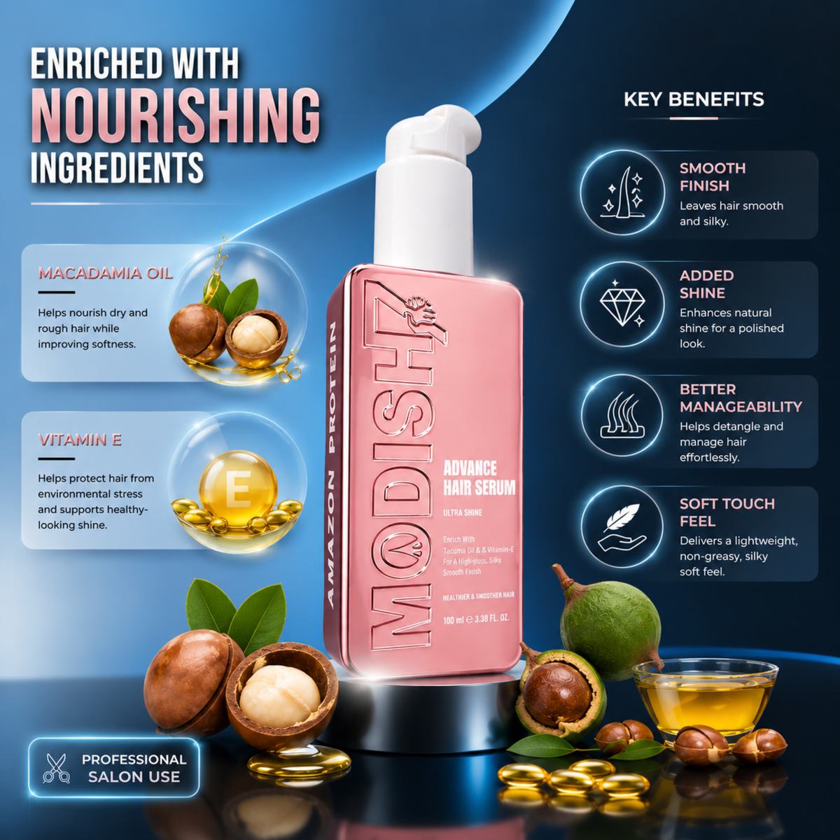 Modish7 Advance Hair Serum, product angle 3