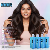Amazon Protein Bluetox Monodoes KIT Hair Treatment Kit, 4-Step Professional Straightening System 480ml