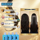 Amazon Protein Bluetox Monodoes KIT Hair Treatment Kit, 4-Step Professional Straightening System 480ml