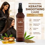 Earthly Body MKS Eco Kahm Smoothing Treatment Original Scent 2 fl oz / 60 ml hair repair hemp seed oil hair care keratin protein frizz control serum vegan cruelty-free hair care | UNDER 2499 |