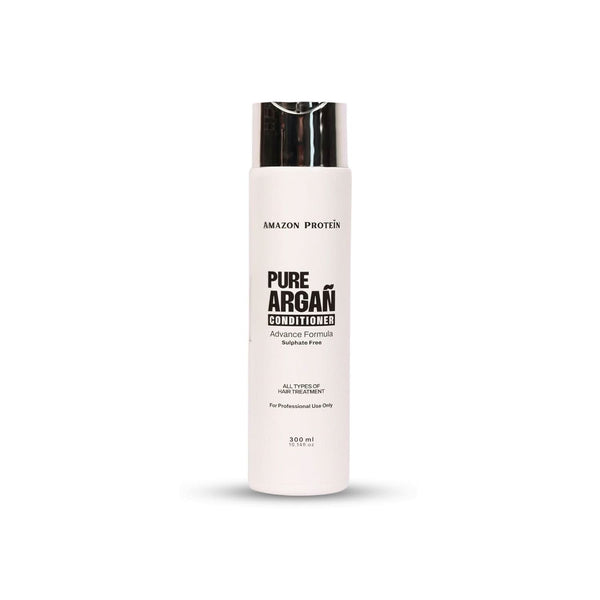 Amazon Protein Pure Argan Conditioner, Sulphate Free Advanced Nourishing Formula, Deep Hydration & Frizz Control for Dry, Damaged & Treated Hair, Professional Hair Care for All Hair Types, 300ml