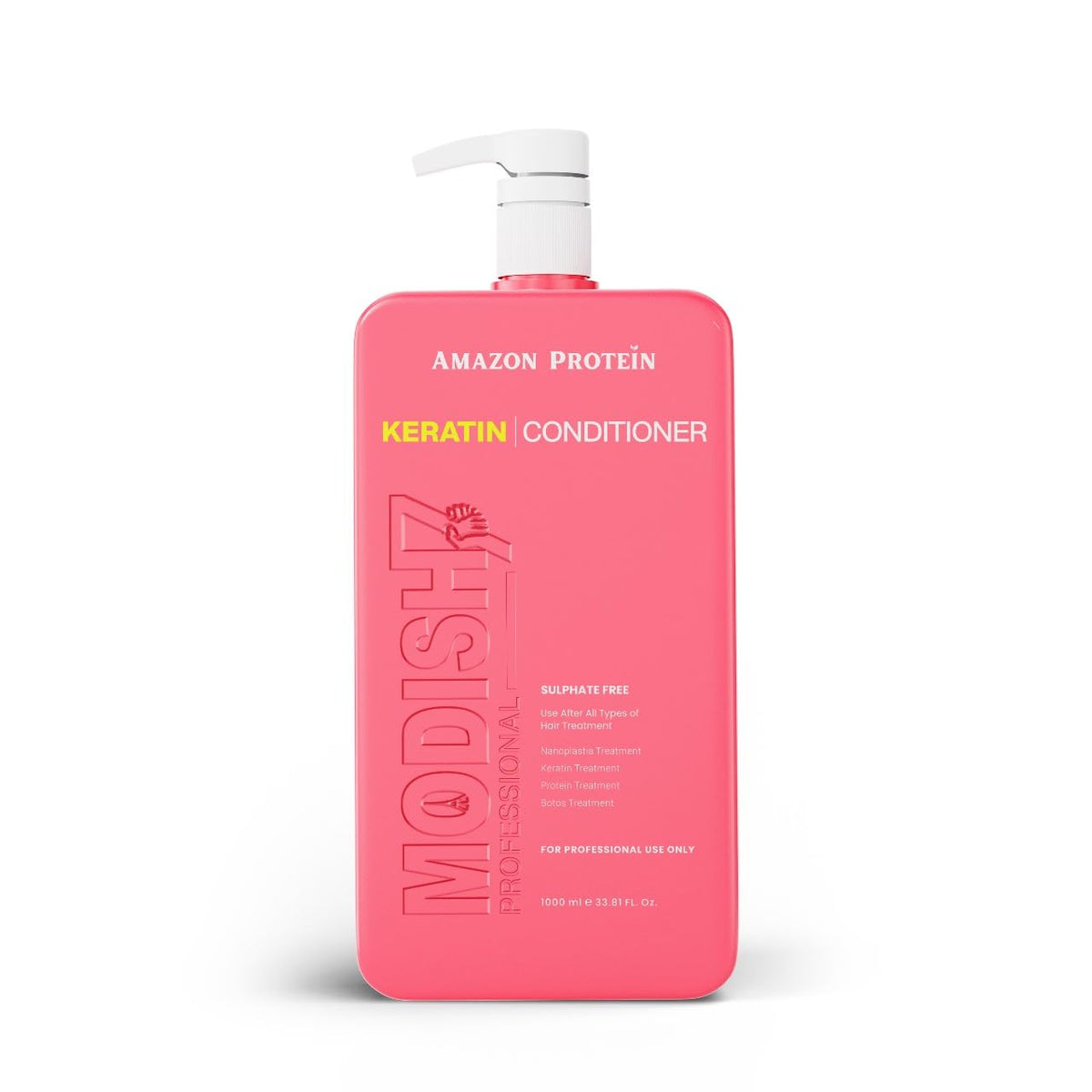 Amazon Protein Keratin Conditioner, Professional Sulphate Free Hair Treatment, 33.81 fl oz, Pink 1000 ml, For Professional Use