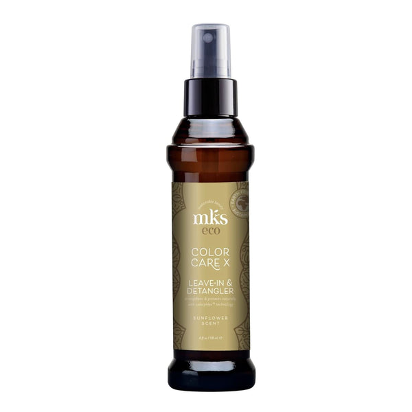 MKS Eco Color Care X Leave In & Detangler Sunflower Scent 4 fl oz / 118 ml | hair spray hair anti-frizz leave-in spray hair care for colored hair | UNDER 1799 |
