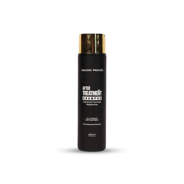 Amazon Protein After Treatment Shampoo, Sulphate Free Professional Repair Shampoo for Chemically Treated, Dry & Damaged Hair, Strengthening & Moisturizing Formula, Salon Care, 300ml